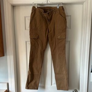 Duluth Trading Co Brown Straight Leg Pants